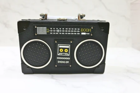 Black Radio clutch