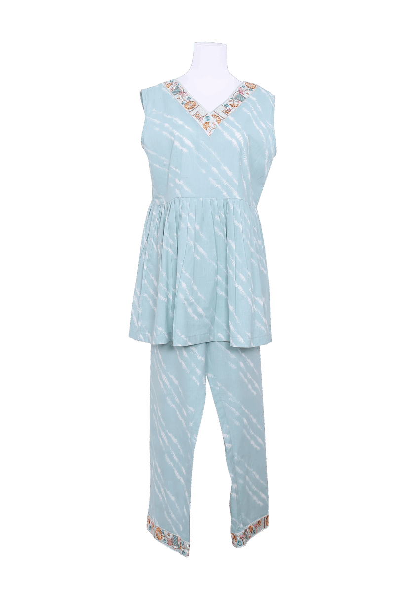 Blue calm Co-ord set - Image 2