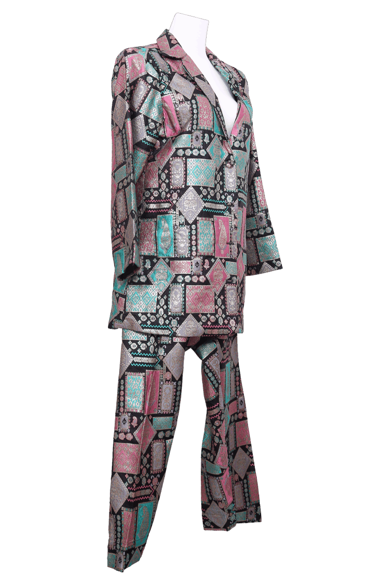 Multicolour Brocade Blazer - Image 3