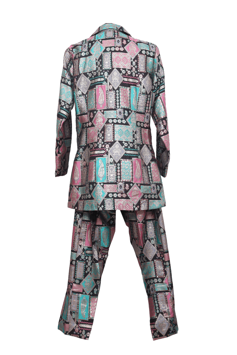 Multicolour Brocade Blazer - Image 2