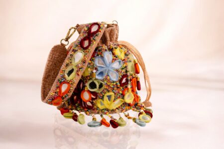 Multicolor Mirror Magic Potli